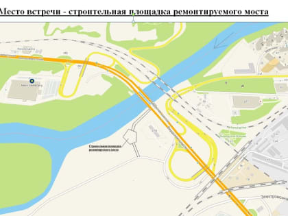 АНОНС | Мэр Максим Кудрявцев проконтролирует ремонт моста через Иню