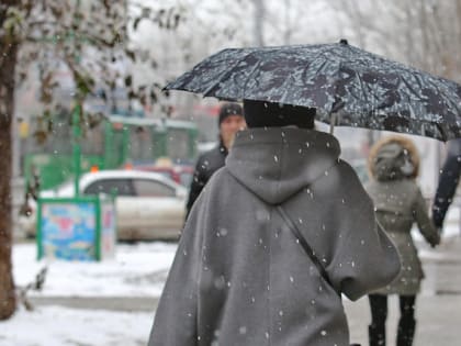 Снег с дождём зарядит в Новосибирске до середины следующей недели