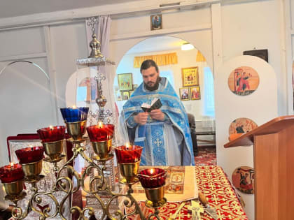 Литургия в с. Хорошем Карасукского района