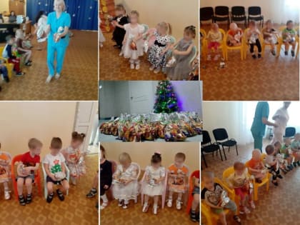 Сладкий Новый год с подарками из Бердска состоялся в филиале областной туббольницы