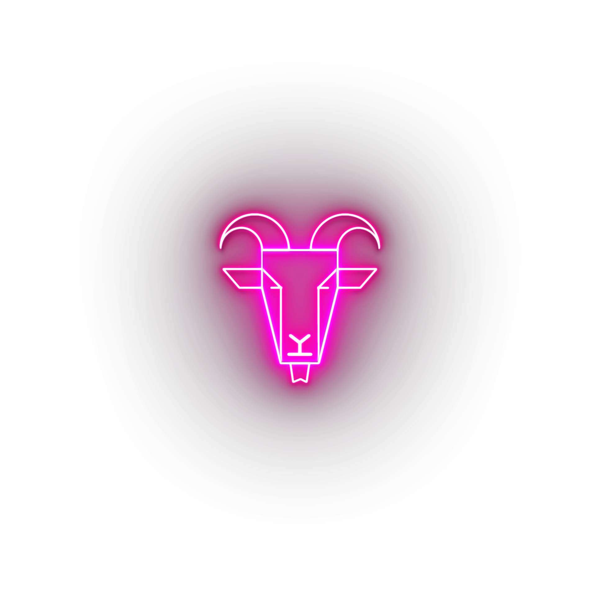 Goat Club Logo Neón