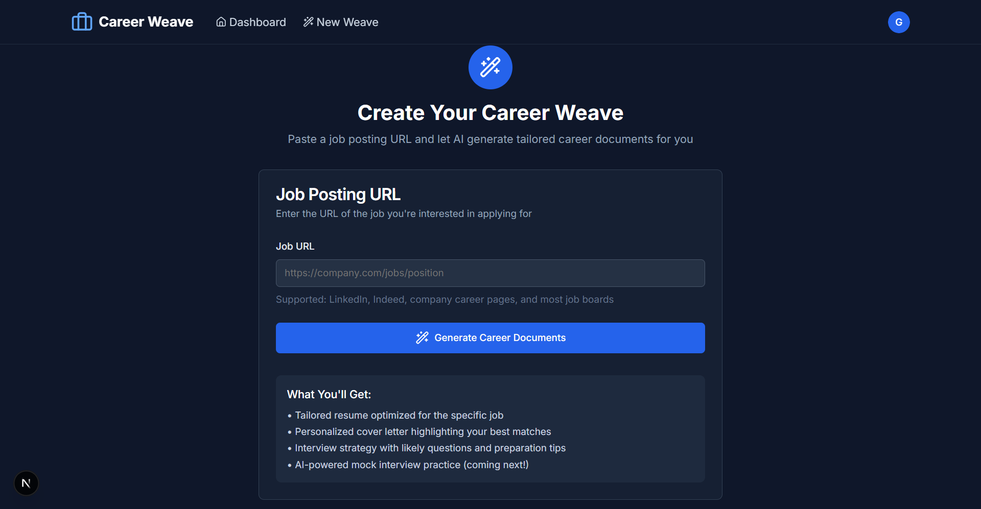 Step 3 – Paste Job Link