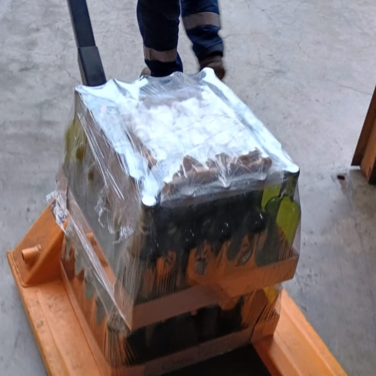 Stock de botellas para producción M78