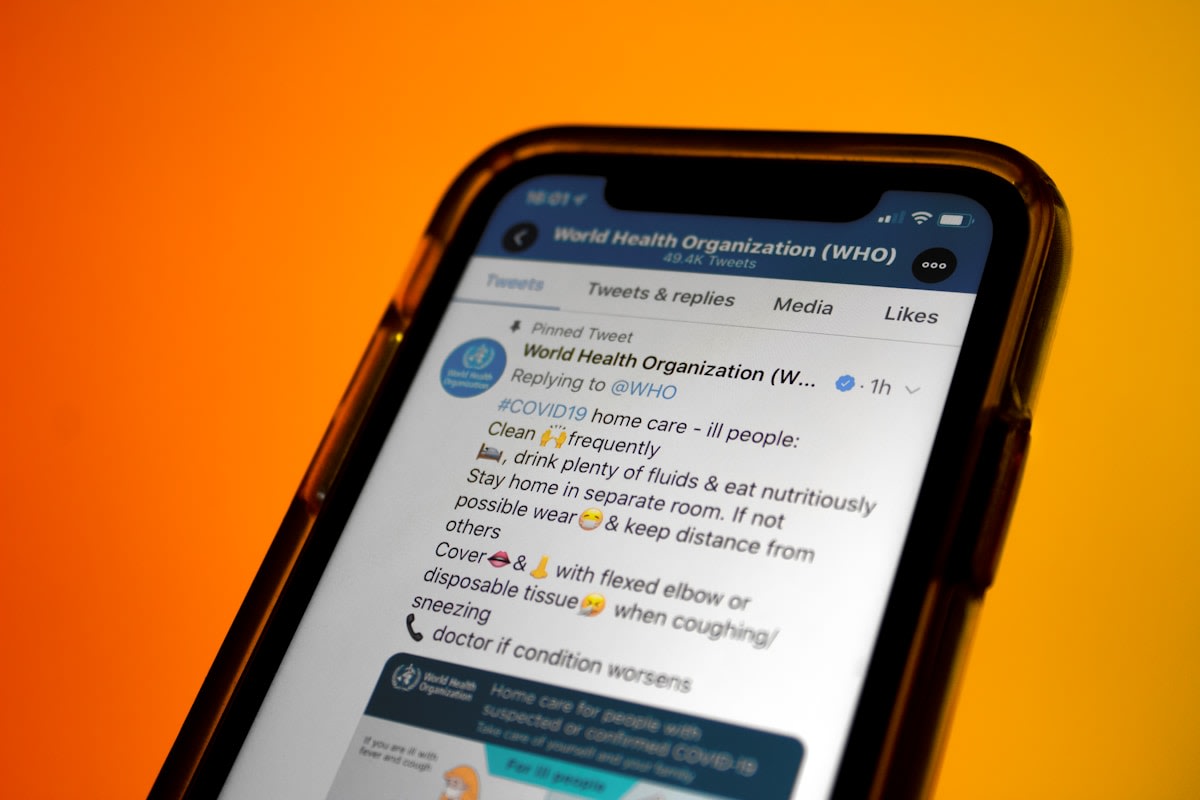 Phone screen showing an appointment reminder notification