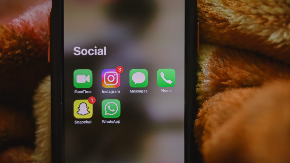 Service business owner reviewing social media posts on a tablet