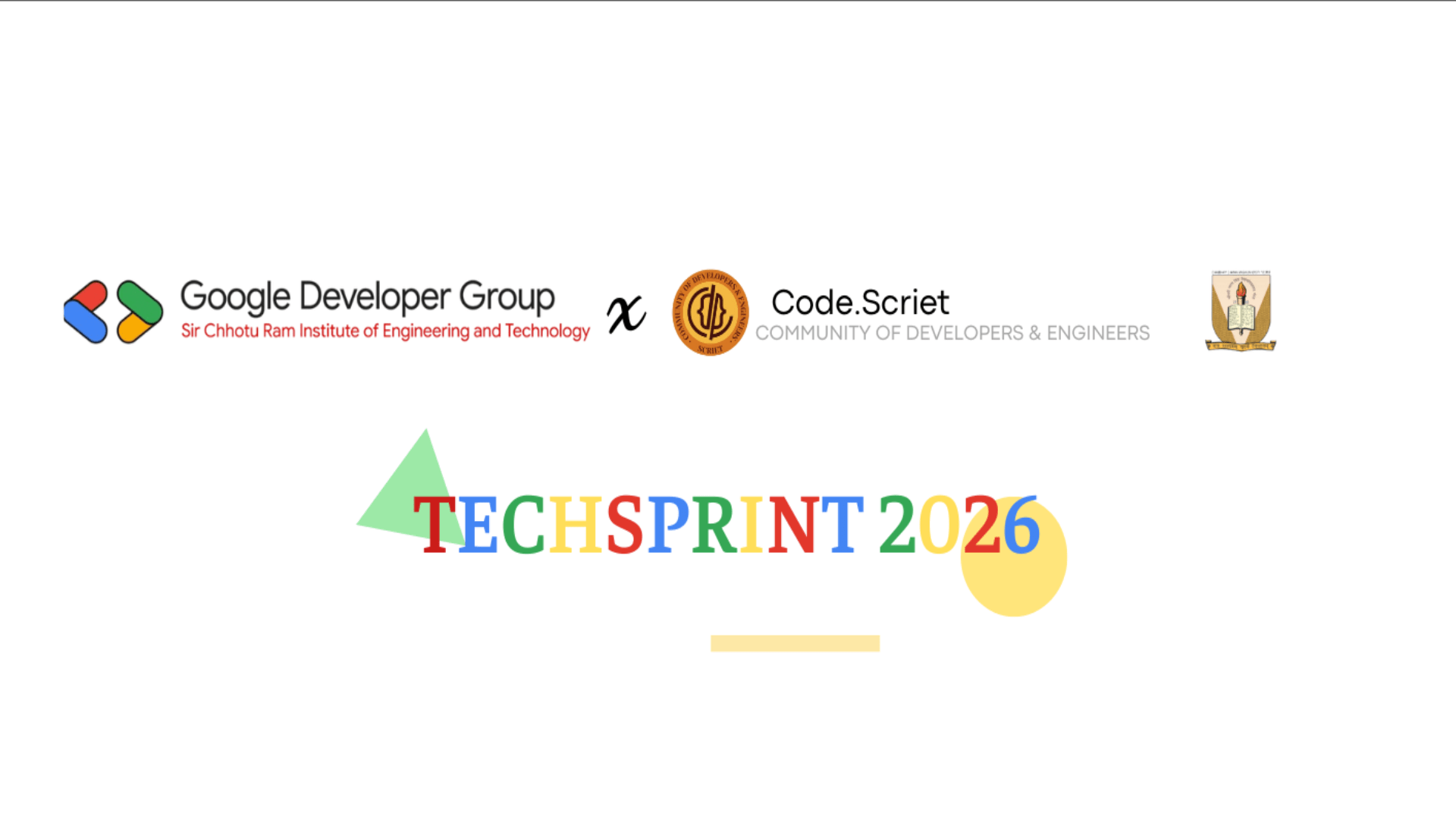 TechSprint - Final Evaluation — codescriet event