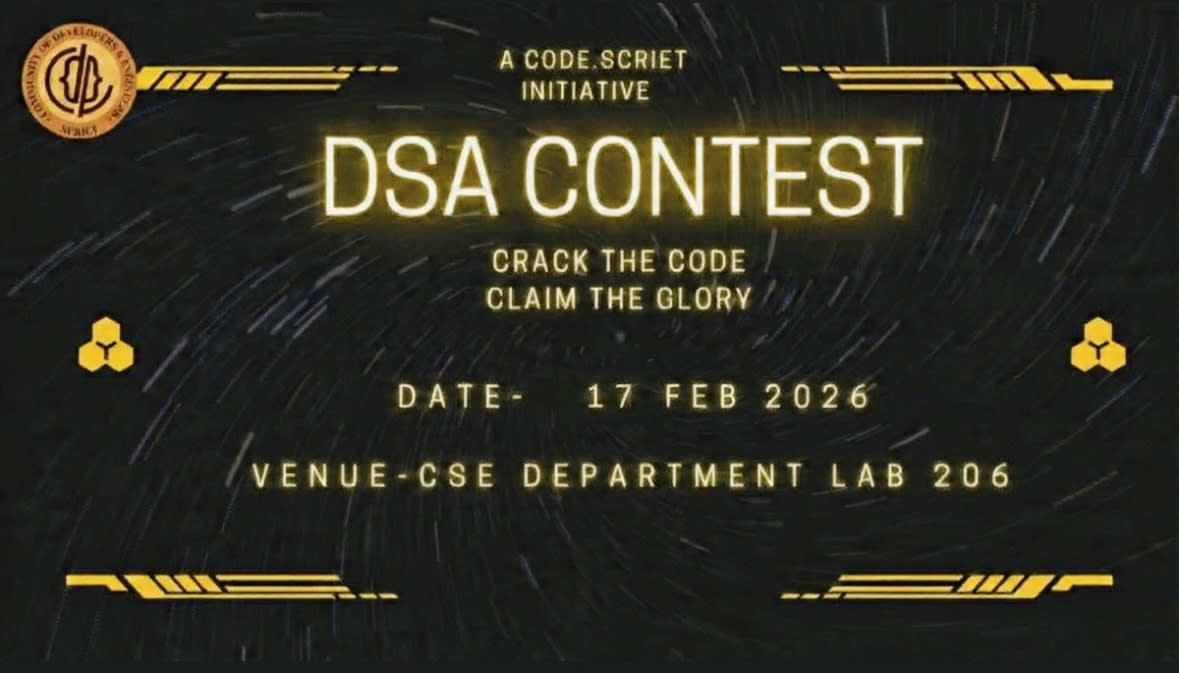 DSA Contest — codescriet event