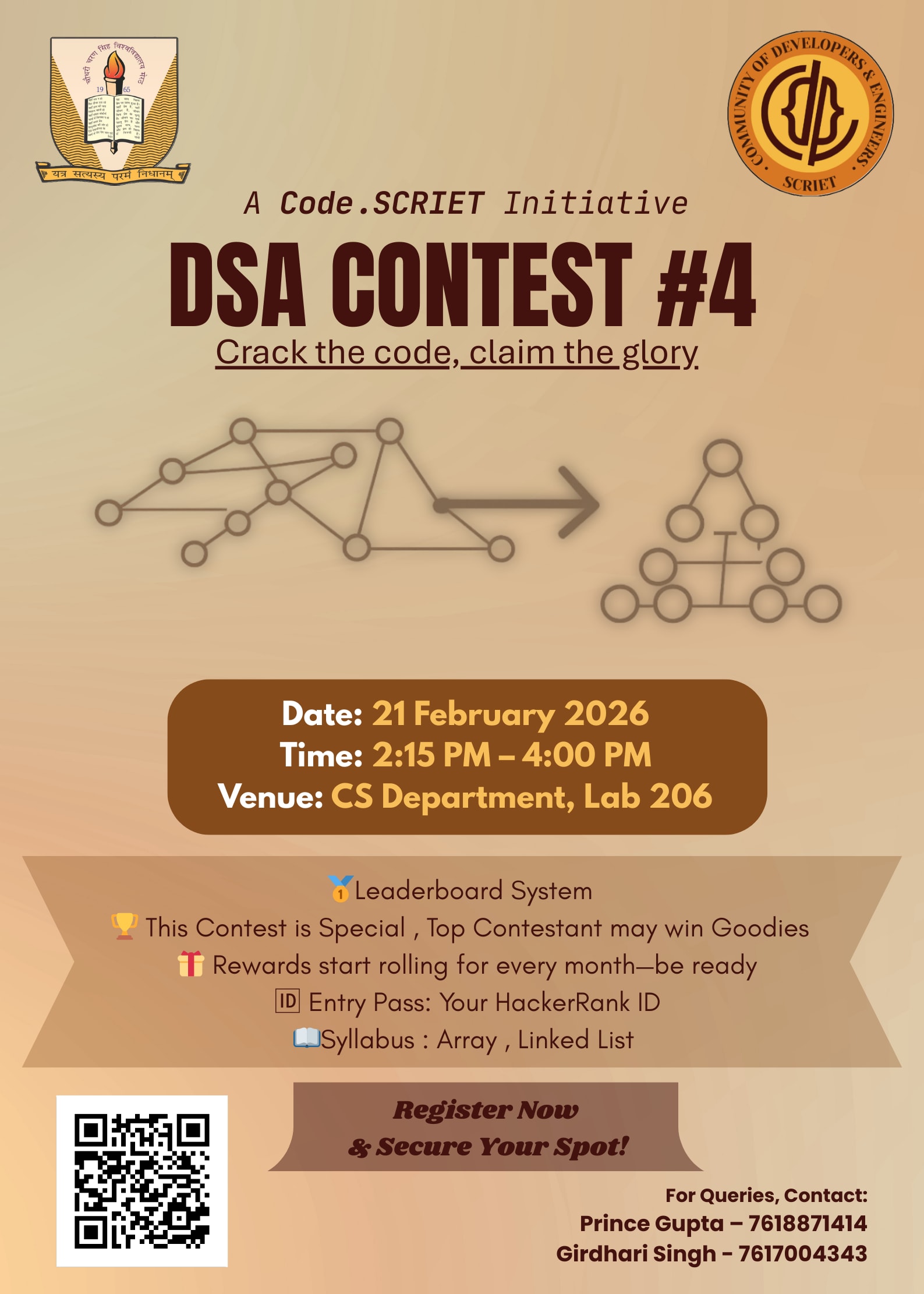 DSA CONTEST-4 — codescriet event