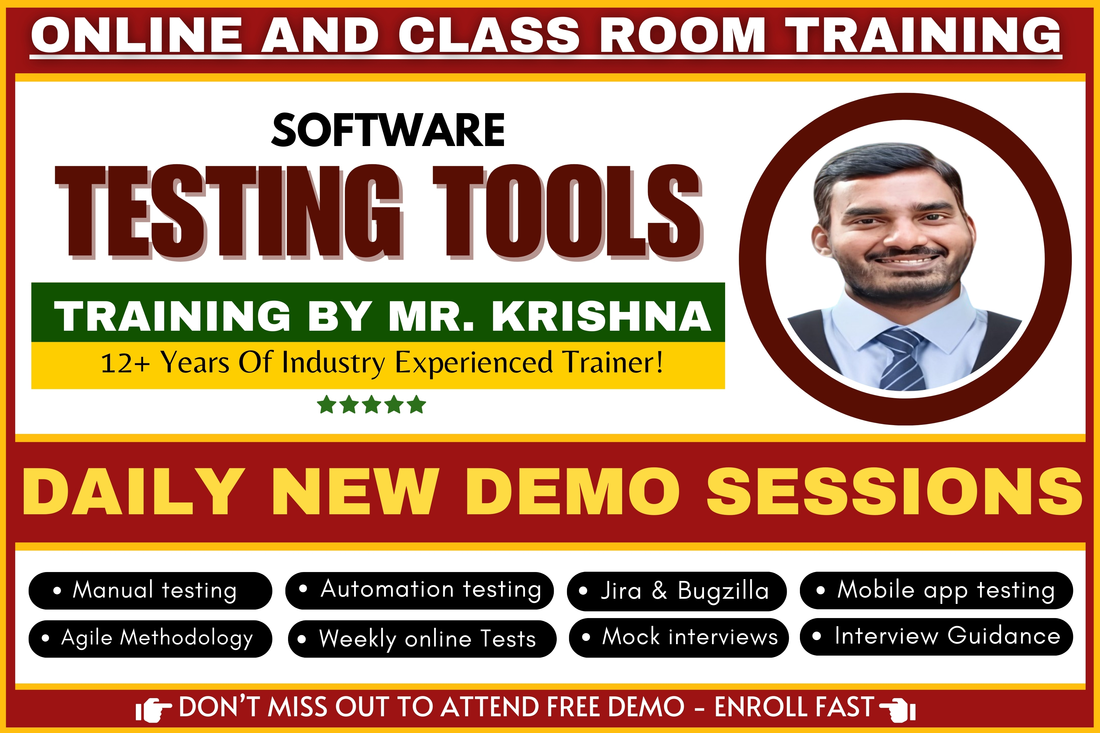 Software Testing tools training in Hyderabad