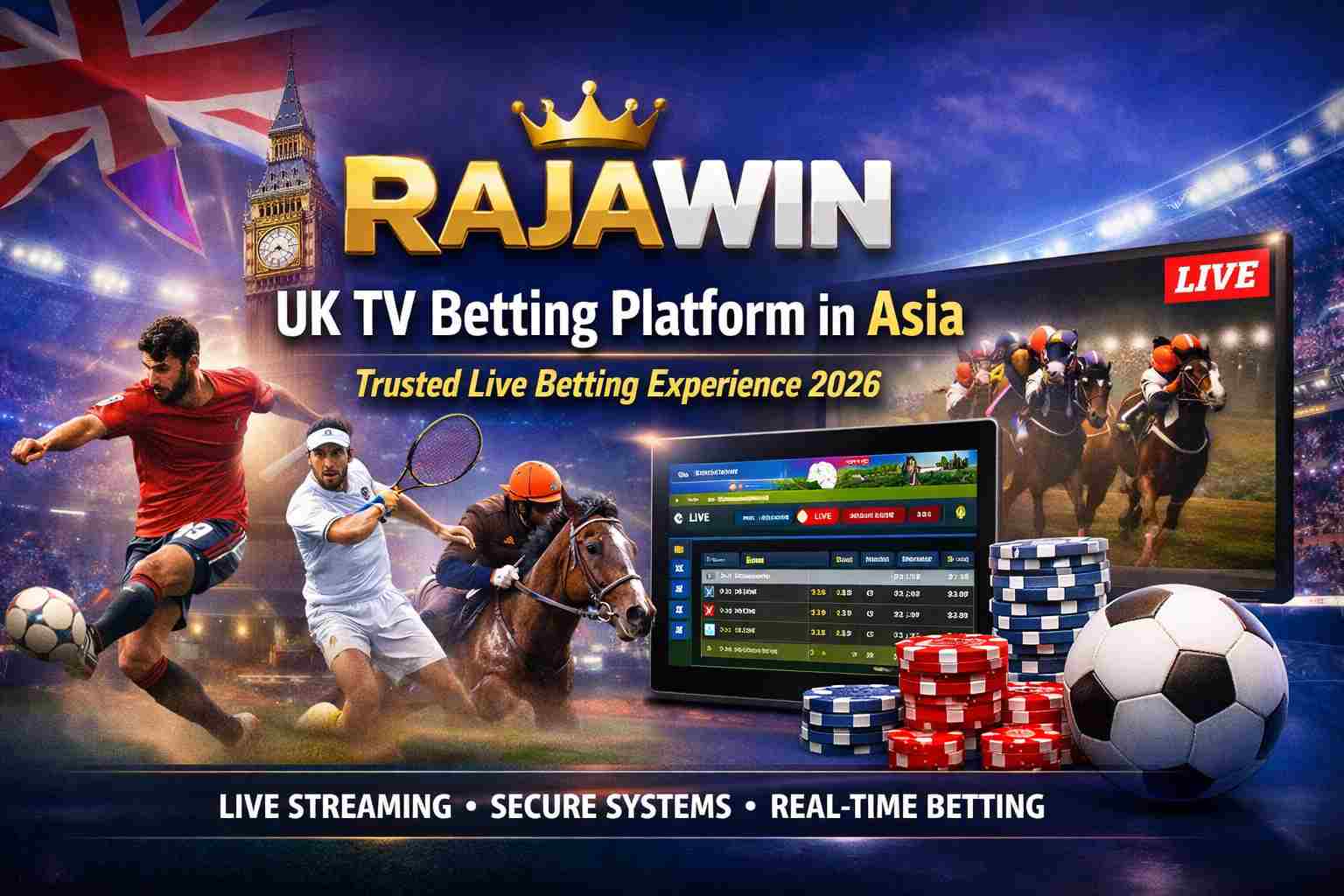 RAJAWIN UK TV Betting Platform in Asia – Trusted Live Betting Experience 2026