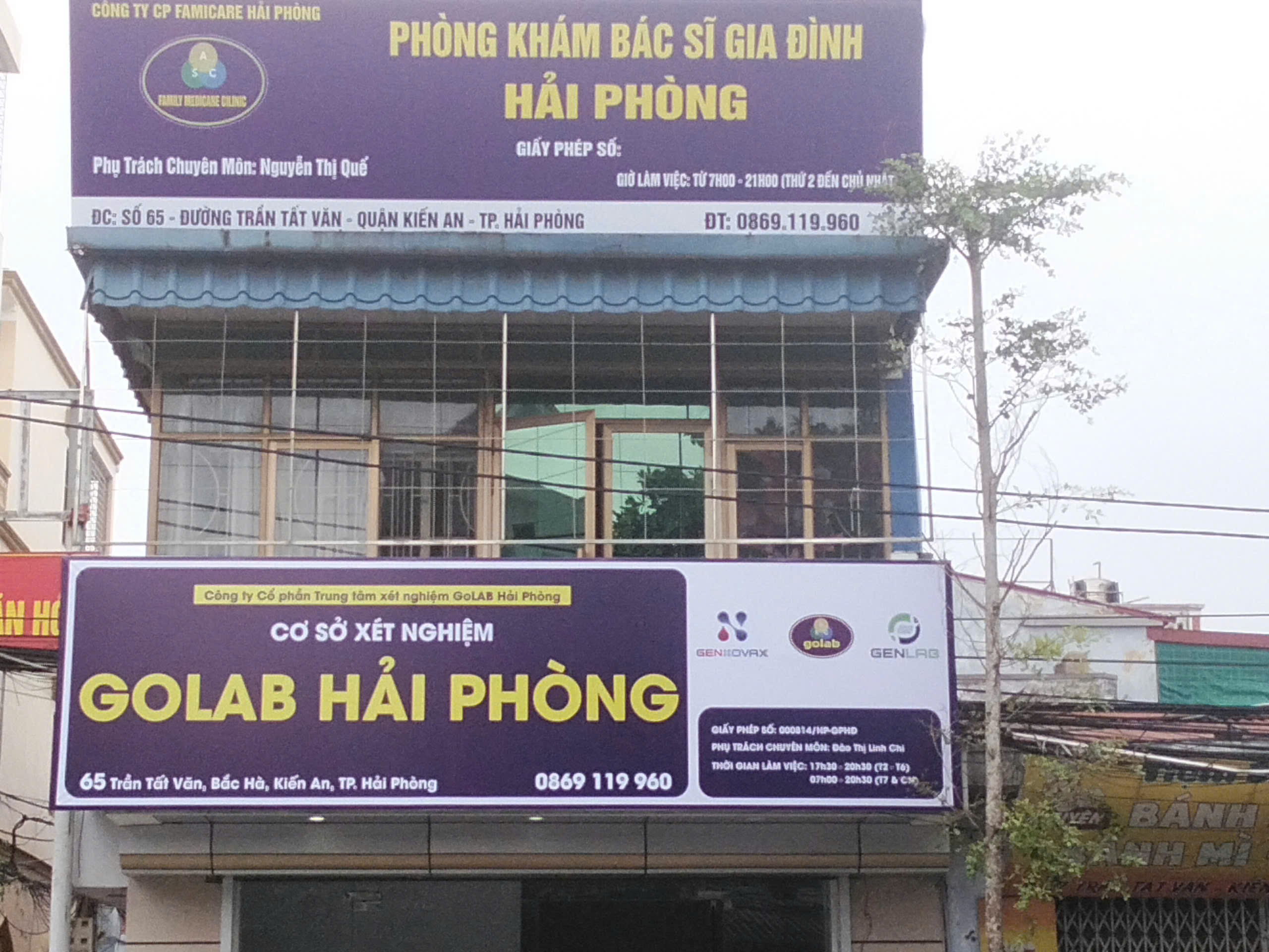 Phòng xét nghiệm GOLAB Hải Phòng