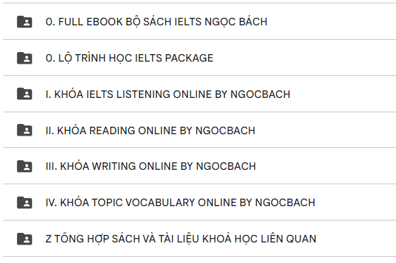 chia sẻ khóa học ielts ngọc bách 