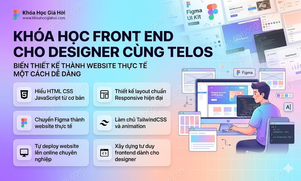 Khóa Học Front-end Cho Designer Cùng Telos