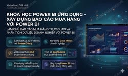 Khóa Học Power BI Ứng Dụng - Xây Dựng Báo Cáo Mua Hàng Với Power BI