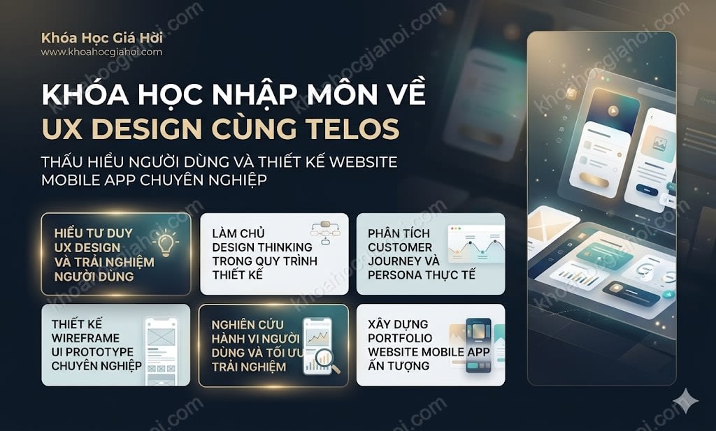 Khóa Học Nhập Môn Về Ux Design Cùng Telos