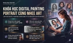 Khóa Học Digital Painting Portrait Cùng Mhee Art