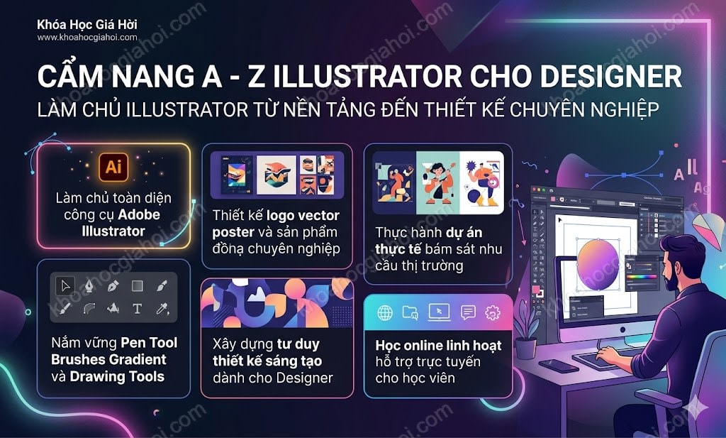 Khóa Học Cẩm Nang A - Z Illustrator Cho Designer