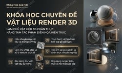 Khóa Học Chuyên Đề Vật Liệu Render 3d