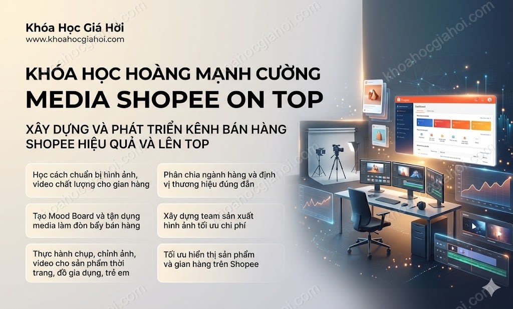 Khóa Học Hoàng Mạnh Cường Media Shopee On Top