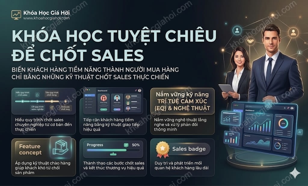 Khóa Học Tuyệt Chiêu Để Chốt Sales
