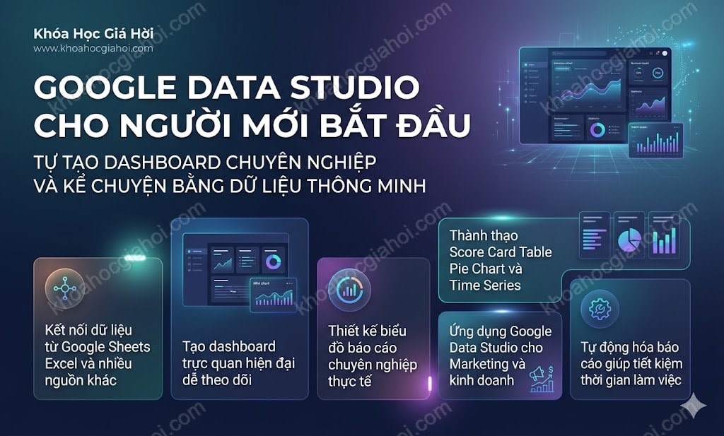 Google Data Studio Cho Người Mới Bắt Đầu
