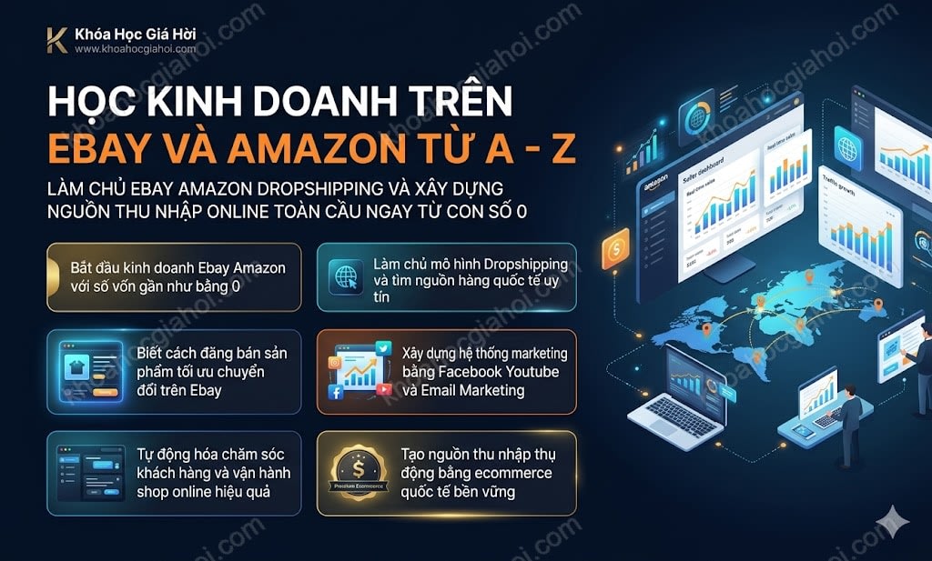 Học Kinh Doanh Trên Ebay Và Amazon Từ A - Z