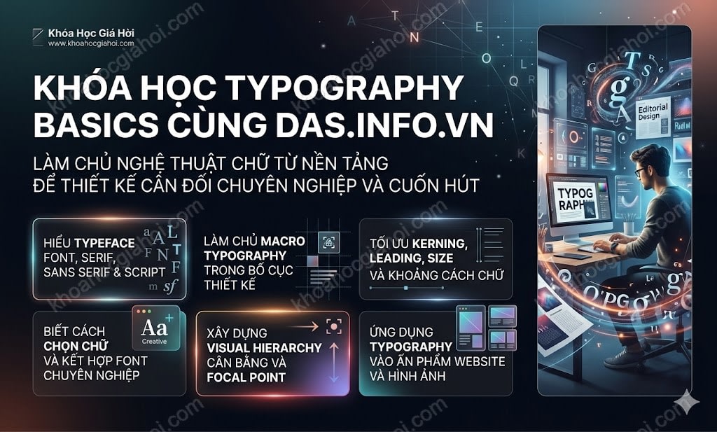 Khóa Học Typography Basics Cùng DAS.info.vn