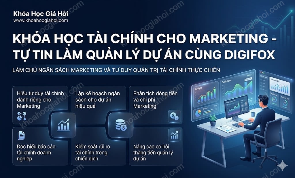 Khóa Học Tài Chính Cho Marketing – Tự Tin Làm Quản Lý Dự Án Cùng Digifox