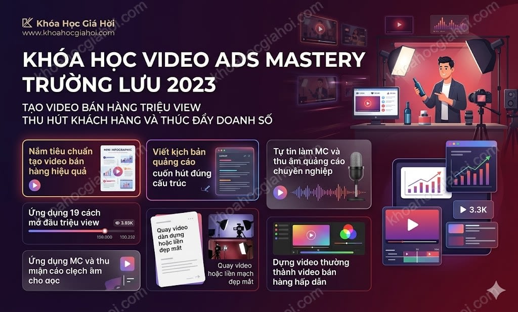 Khóa Học Video Ads Mastery Trường Lưu 2023