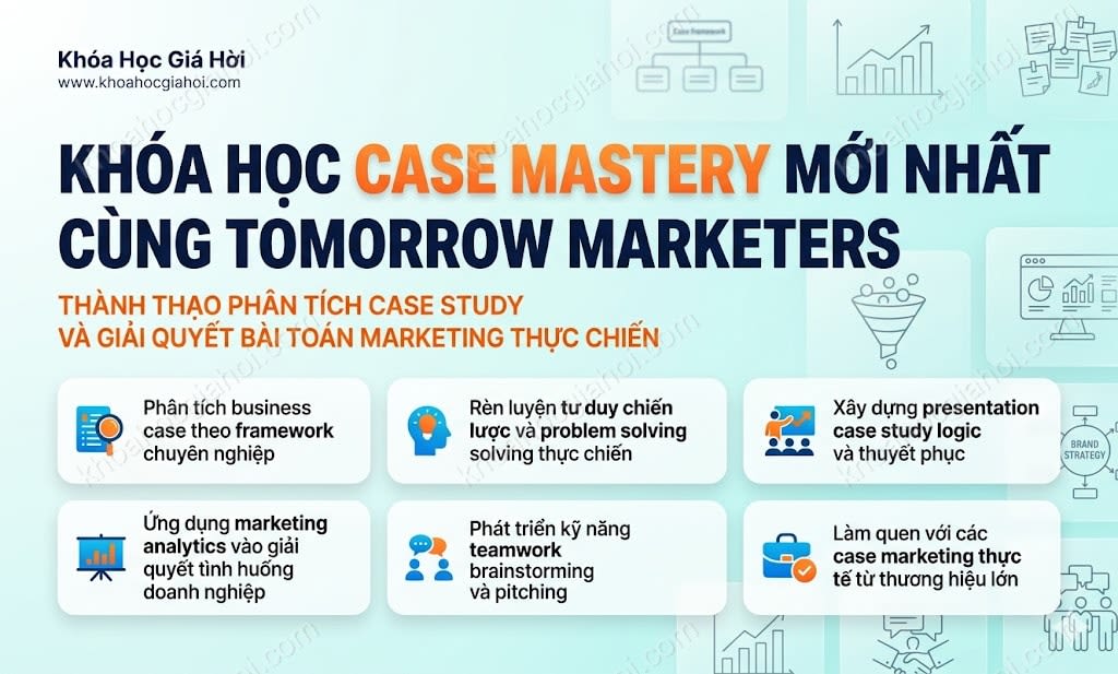 Khóa Học Case Mastery Mới Nhất Cùng Tomorrow Marketers