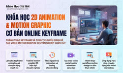 Khóa Học 2D Animation & Motion Graphic Cơ Bản Online Keyframe