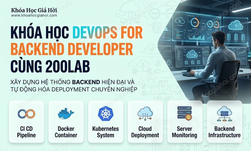 Khóa Học Devops For Backend Developer Cùng 200Lab