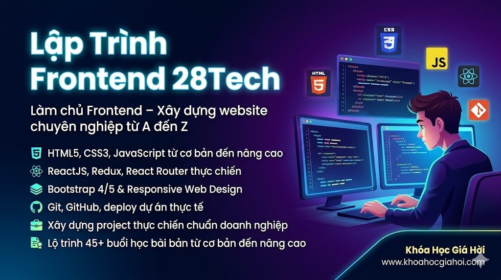 Lập Trình Frontend 28Tech