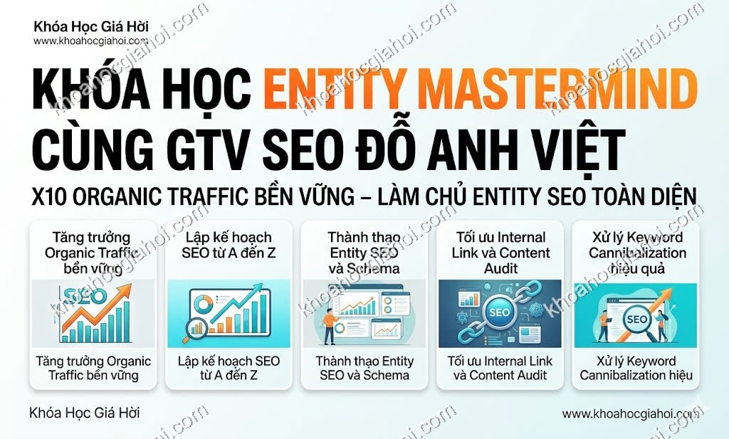 Khóa Học Entity Mastermind Cùng Gtv Seo Đỗ Anh Việt