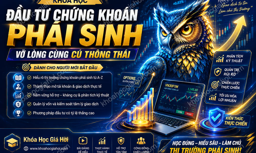 Khóa Học Đầu Tư Chứng Khoán Phái Sinh Vỡ Lòng Cùng Cú Thông Thái