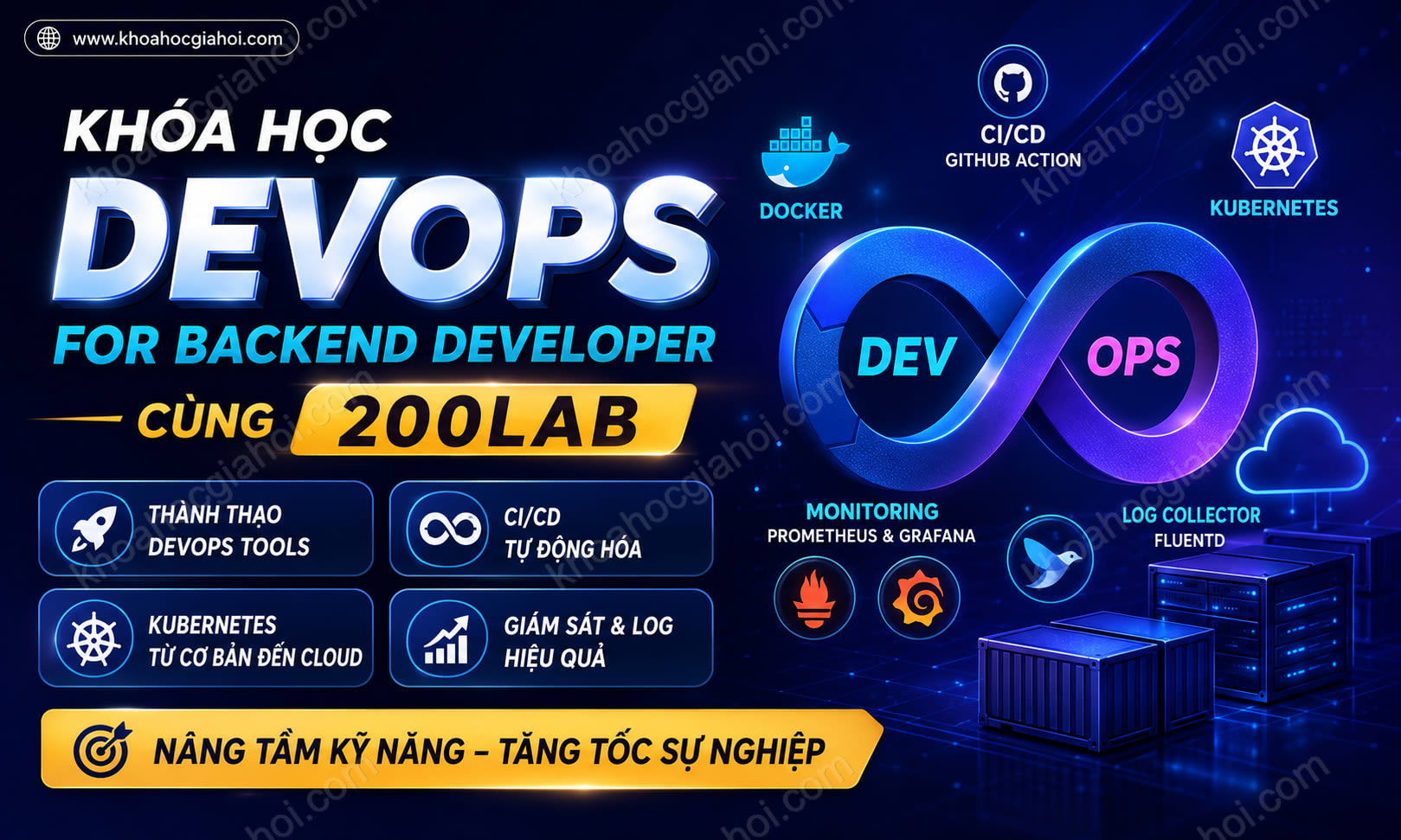 Khóa Học Devops For Backend Developer Cùng 200Lab