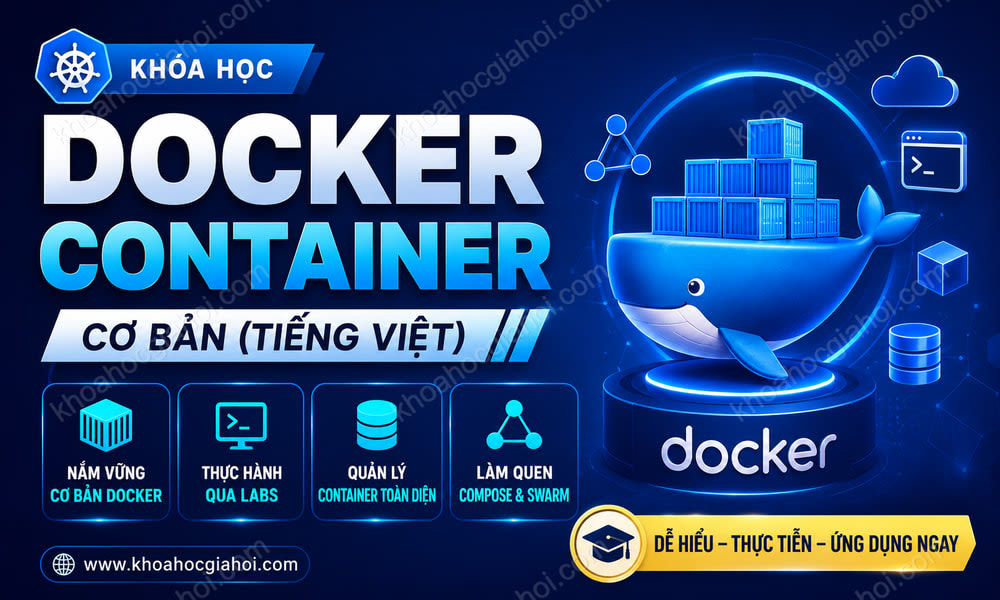 Khoá Học Docker Container Cơ Bản (Tiếng Việt)