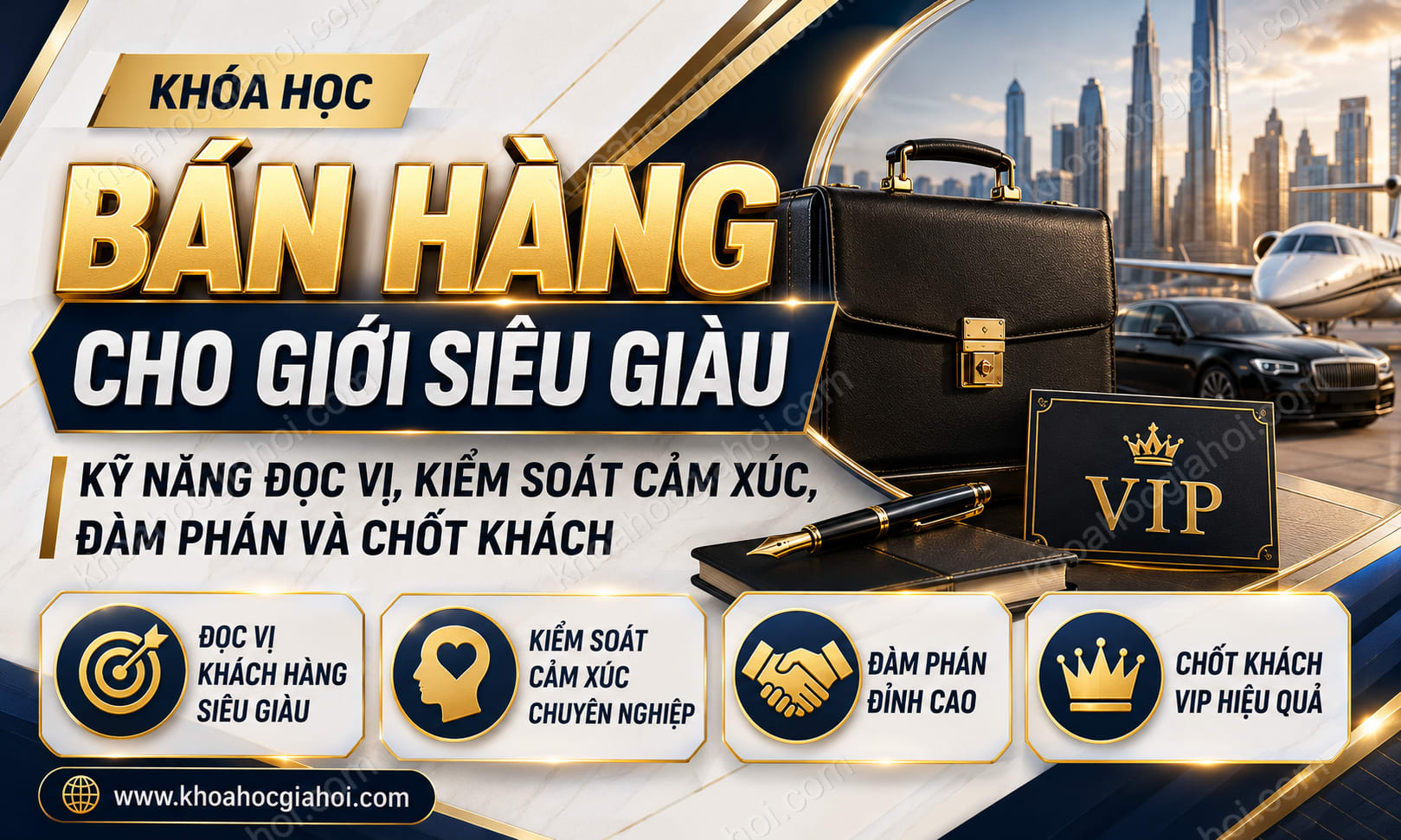 Bán Hàng Cho Giới Siêu Giàu – Kỹ Năng Đọc Vị, Kiểm Soát Cảm Xúc, Đàm Phán Và Chốt Khách