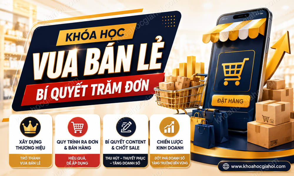 Khóa Học Vua Bán Lẻ - Bí Quyết Trăm Đơn