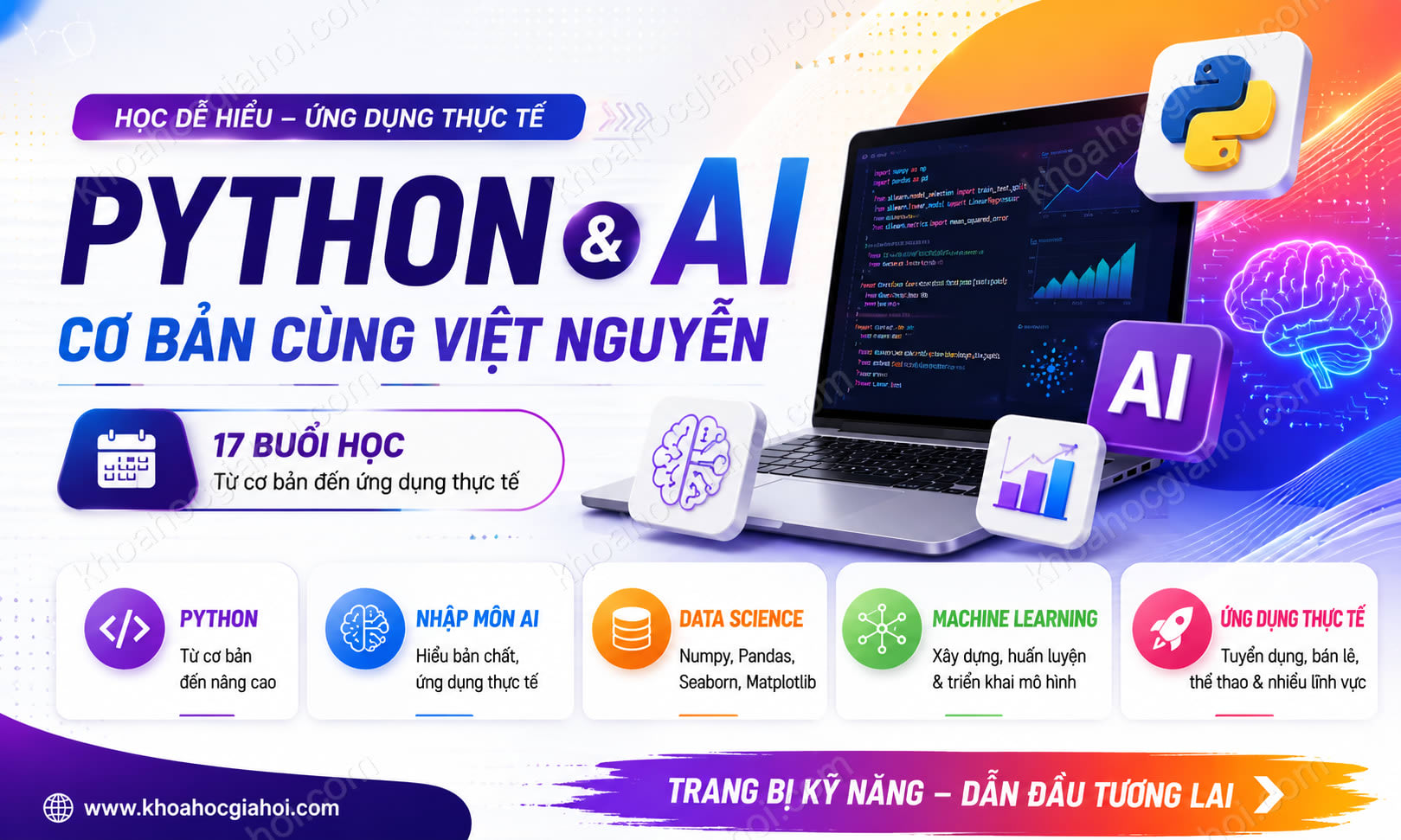 Khóa Học Python & AI Cơ Bản Cùng Việt Nguyễn AI 2024