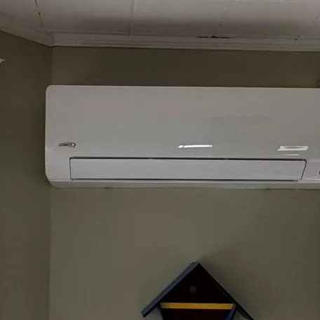 Ductless mini-split ceiling cassette installed by Central Air Systems on Long Island