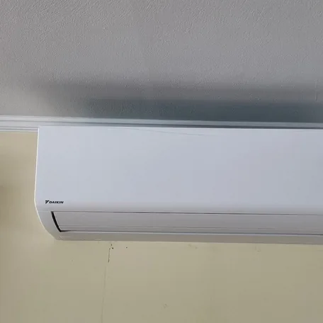 Ductless mini-split ceiling cassette installed by Central Air Systems on Long Island