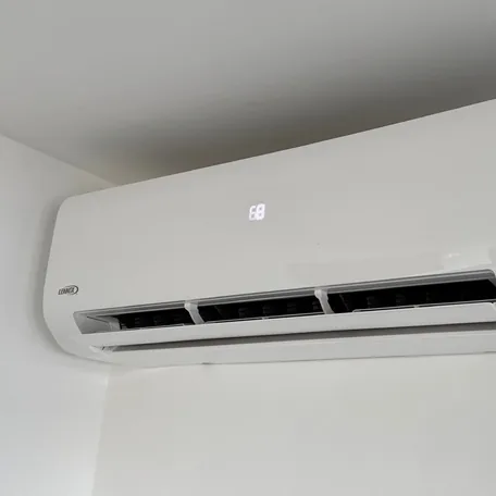 Ductless mini-split ceiling cassette installed by Central Air Systems on Long Island