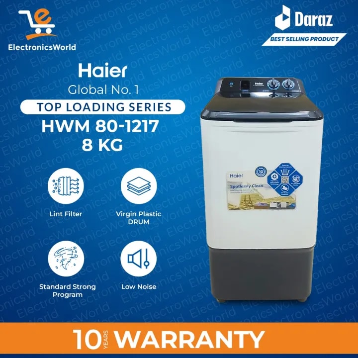 Haier HWM 80-1217 Top Load Washing Machine image