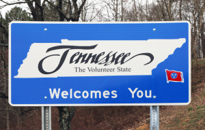tennessee welcome sign for tennessee landlord tenant laws
