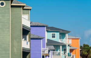 texas landlord tenant laws picture of brightly colored rental apartments in texas