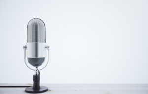 podcast mic for press release about the real estate pod