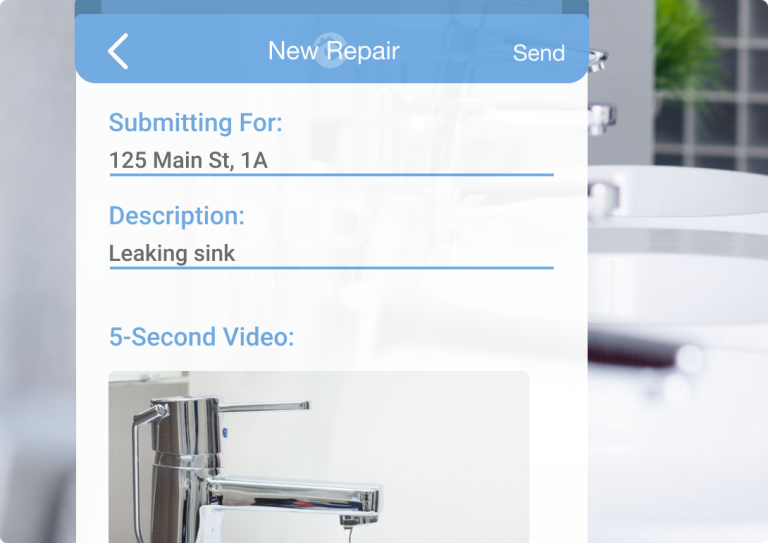 receive video maintenance with rentredi