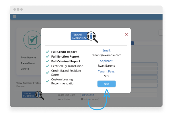 rentredi tenant screening step 4