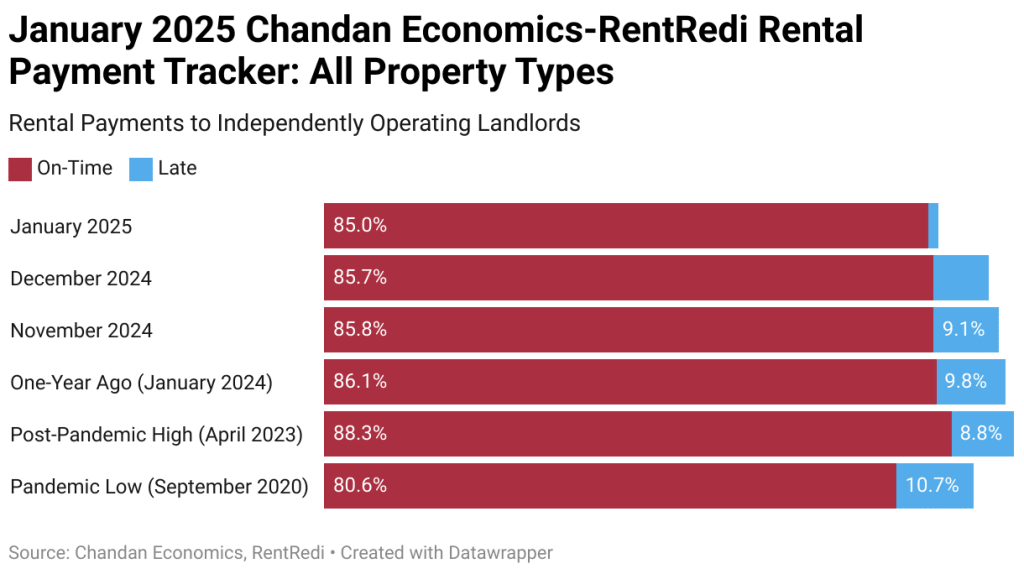 Rental Performance Report for January 2025